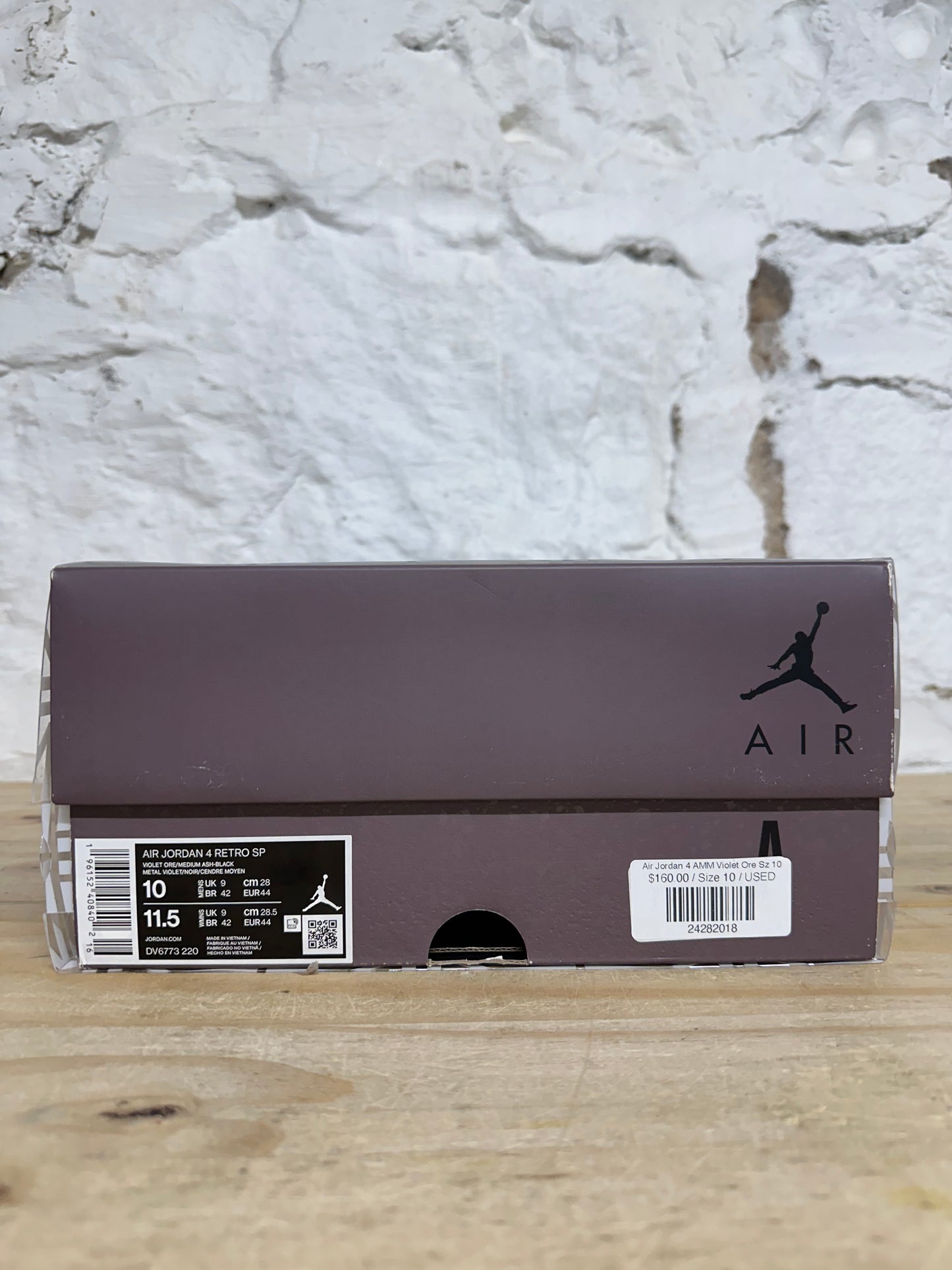 Air Jordan 4 A Ma Maniere Violet Ore Sz 10