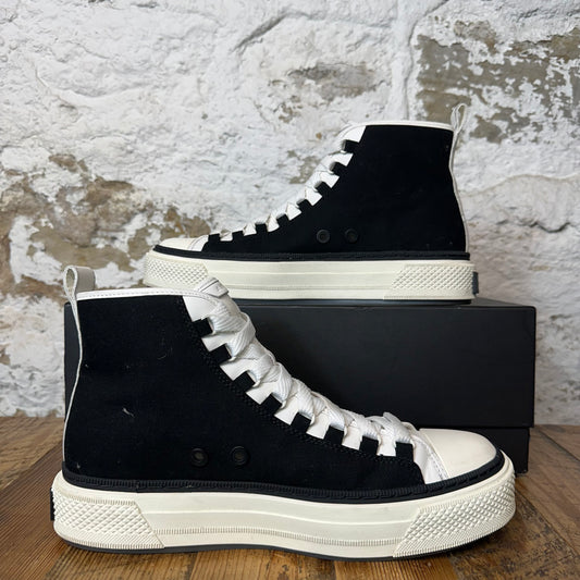 Amiri High White AM Black White Sneaker Sz 11 (44)