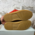 Lanvin Future Curb Red Suede Sneaker Sz 11 (44)