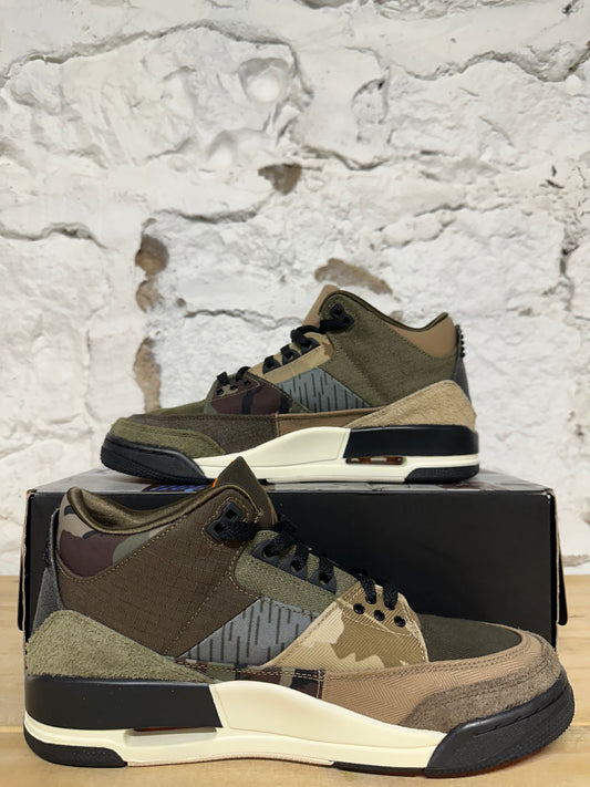 Air Jordan 3 Patchwork Camo Sz 8.5