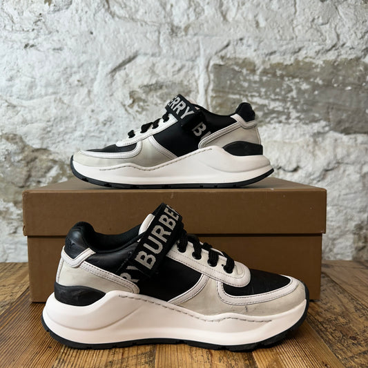 Burberry Ronnie Black White Sneaker Sz 4.5 (36)