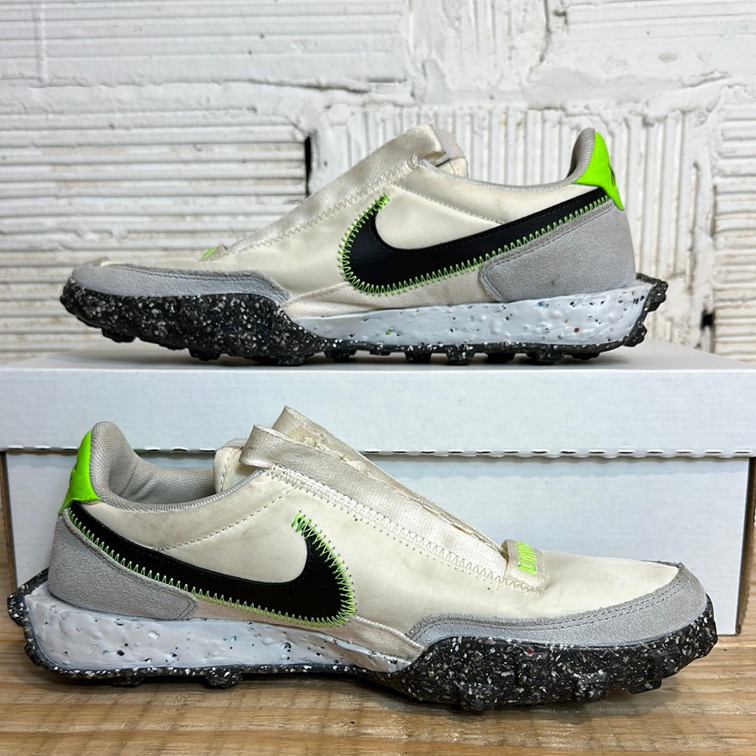 Nike Waffle White Green Sz 7.5 (9W)