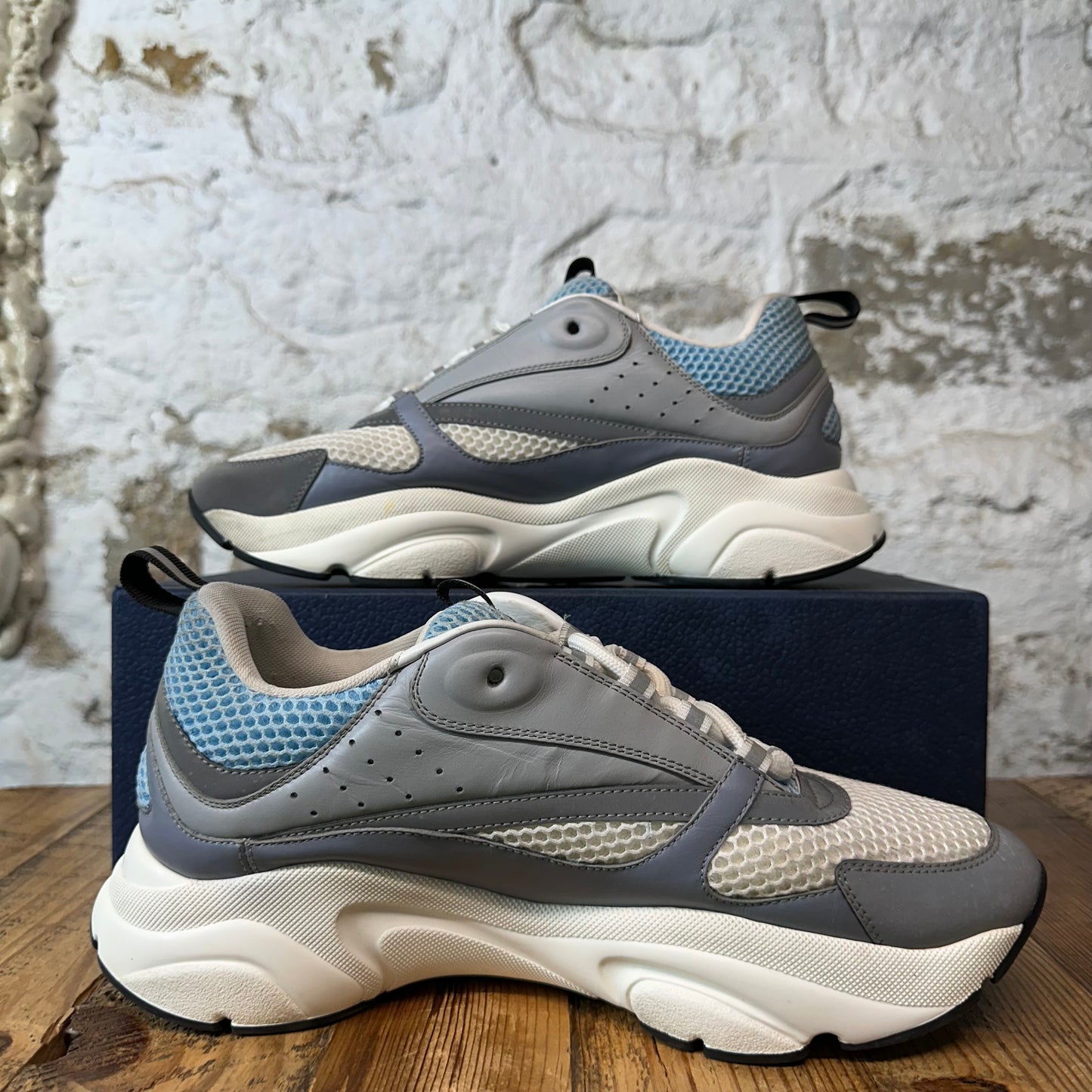 Dior B22 Blue Grey White Sneaker Sz 10 (43)