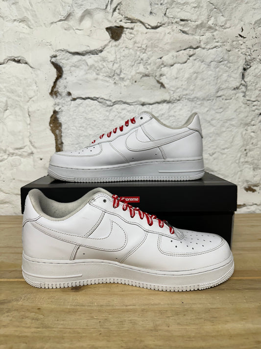 Nike AF1 Supreme White Sz 9.5