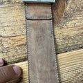 Gucci Beige GG Monogram Canvas Belt Sz (85/34)
