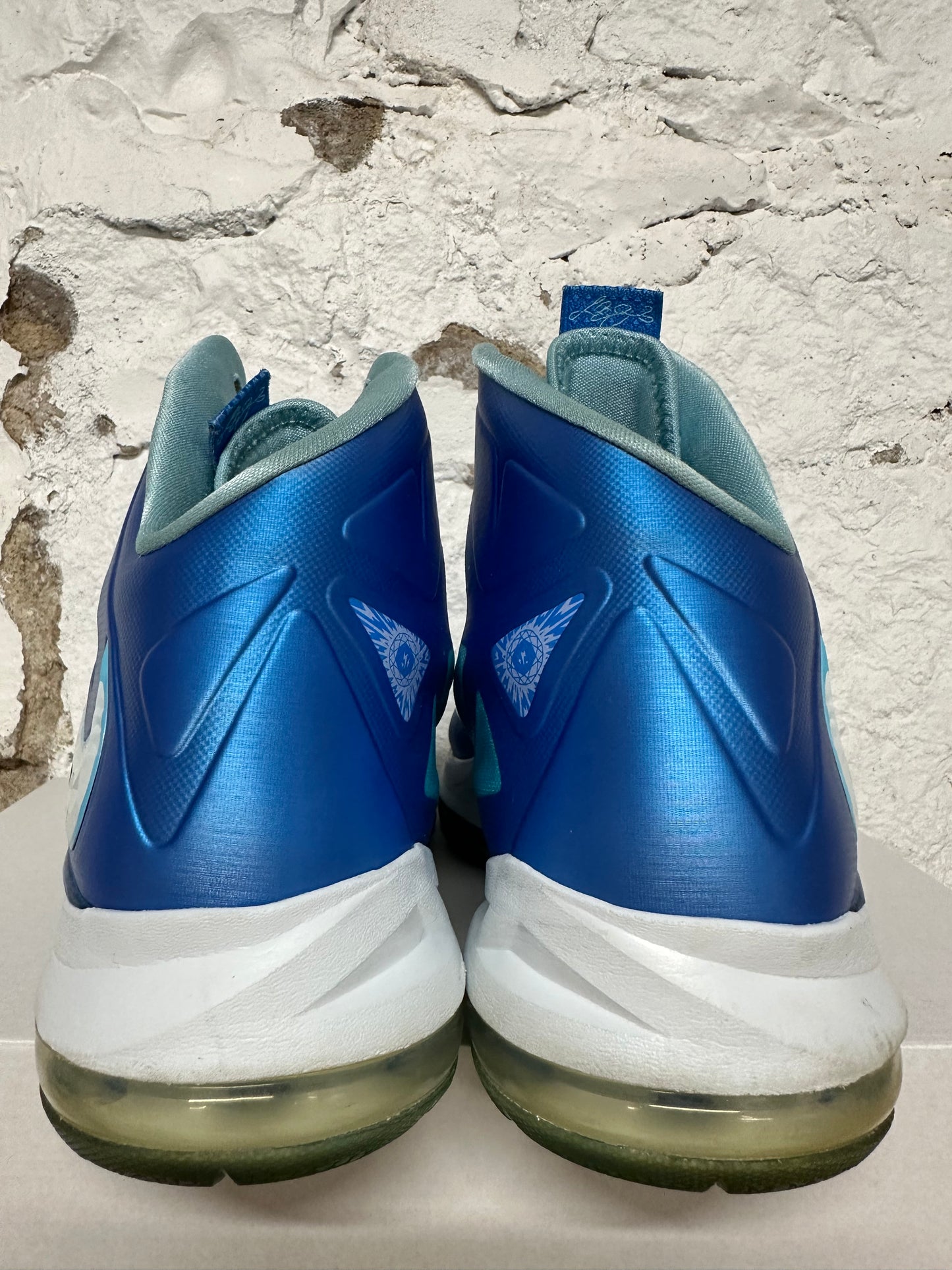 Nike Lebron 10 Sport Pack Blue Diamond Sz 9.5