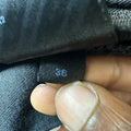 Amiri MX1 Black White Woven Black Denim Jeans Sz 36