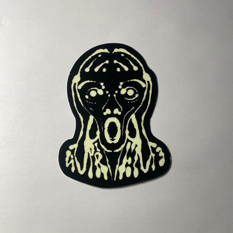 Supreme Scream Glow in the Dark Sticker