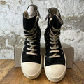 Rick Owens High Studded Eyelettes Black Milk Sneaker Sz 11 (44)