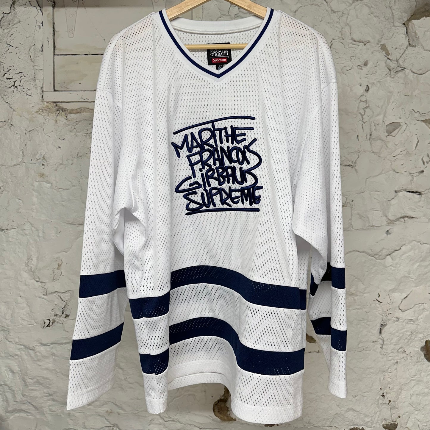Surpeme Marthe Francois Girbaud Hockey Jersey Sz L