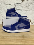 Air Jordan 1 Mid Iron Purple Sz 10.5 (12W)