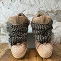 Lanvin Curb Black White Lace Pink Sneaker Sz 12 (45)