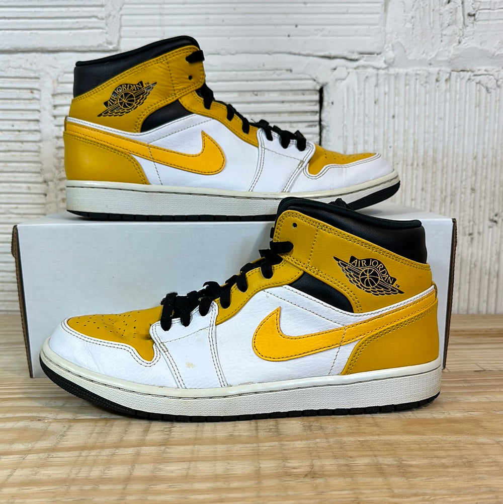 Air Jordan 1 Mid University Gold Sz 10