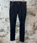Amiri Playboy Print Black Denim Jeans Sz 34