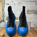 Alexander McQueen Black Blue Tread Boot Sz 9.5 (42.5)