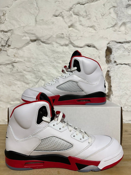 Air Jordan 5 Fire Red Black Tongue (2025) Sz 10