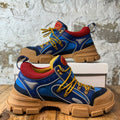 Gucci Flashtrek Red Blue Brown Boot Sz 11