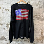 Chrome Hearts Flag L/s Black Sz XL