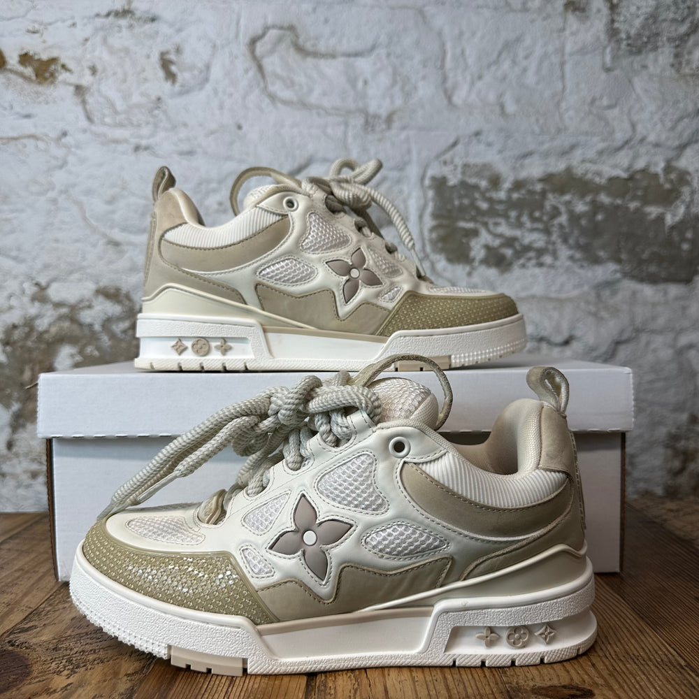 Louis Vuitton Biege Cream Skate Sneaker Sz 5.5 (4LV)