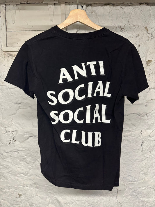 ASSC Sports Logos Black T-Shirt Sz S