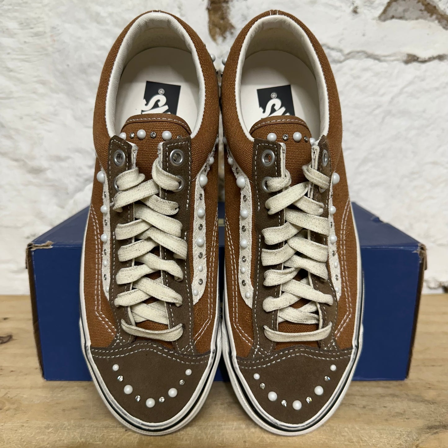 Vans LX Old School Pearlized Vintage Cocoa Brown Sz 8