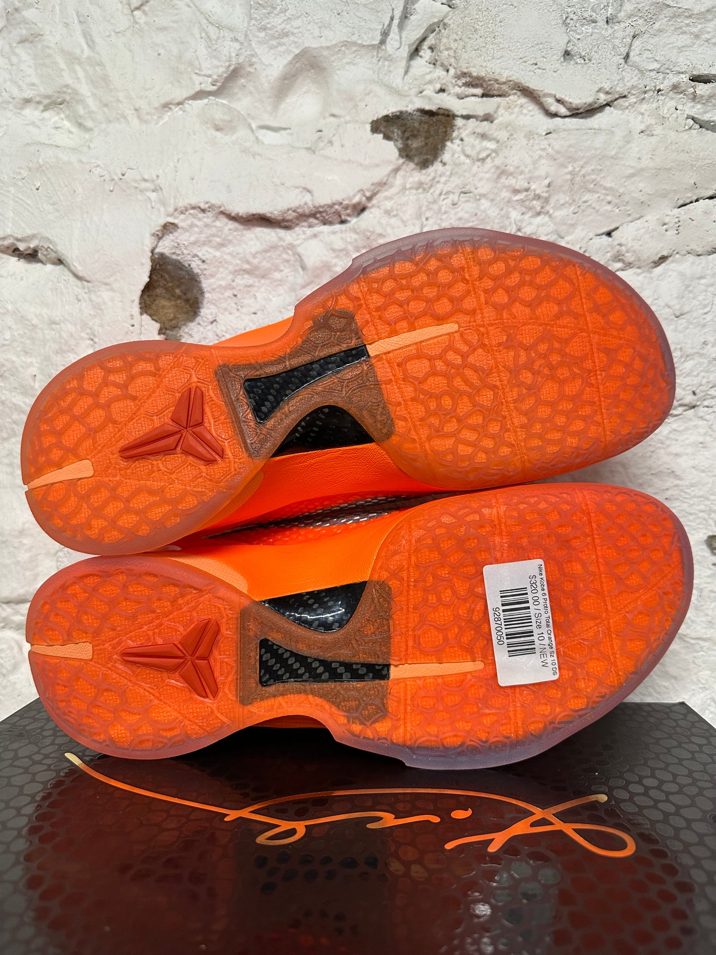 Nike Kobe 6 Protro Total Orange Sz 10 DS