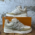 Louis Vuitton Beige Cream Skate Sneaker Sz 8.5 (7LV)