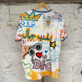 Dolce Gabbana All Over Print T-Shirt Sz L (54)