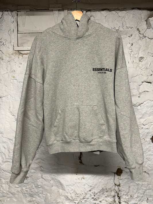Fear of God Essentials Dark Heather Hoodie Sz S