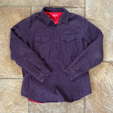 Supreme Purple Corduroy Button Up Jacket Sz XL