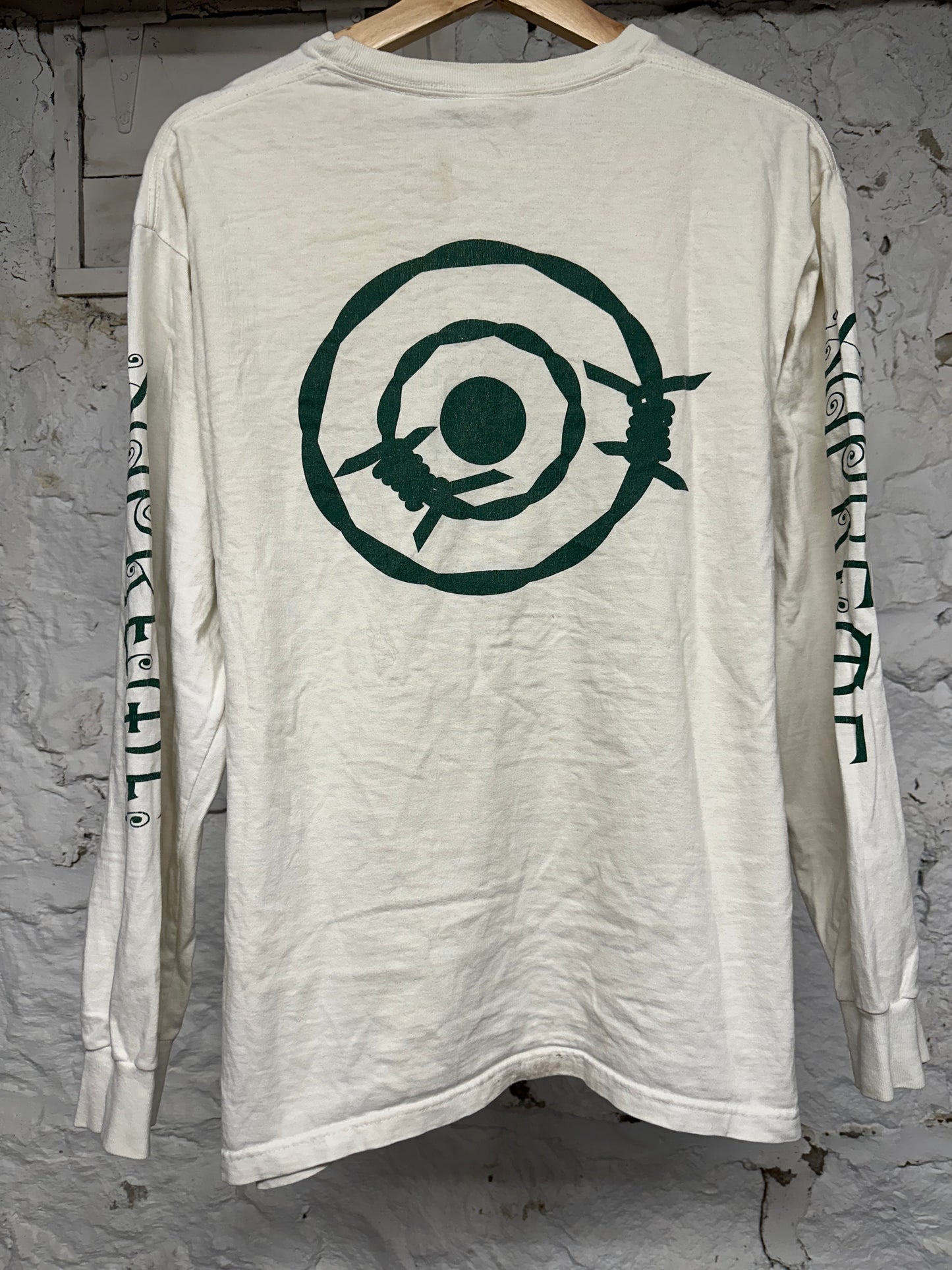 Supreme South2 West8 White L/S T-Shirt Sz M