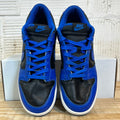 Nike Dunk Low Black Hyper Cobalt Sz 10