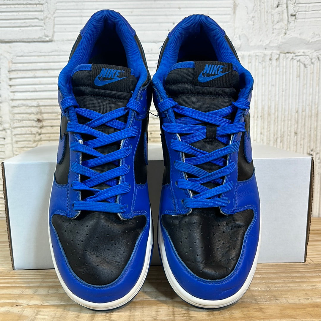 Nike Dunk Low Black Hyper Cobalt Sz 10