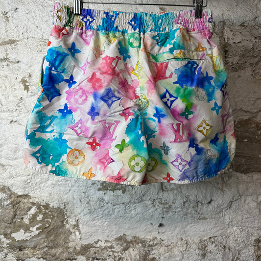 Louis Vuitton Watercolor Monogram Swim Trunks Sz M