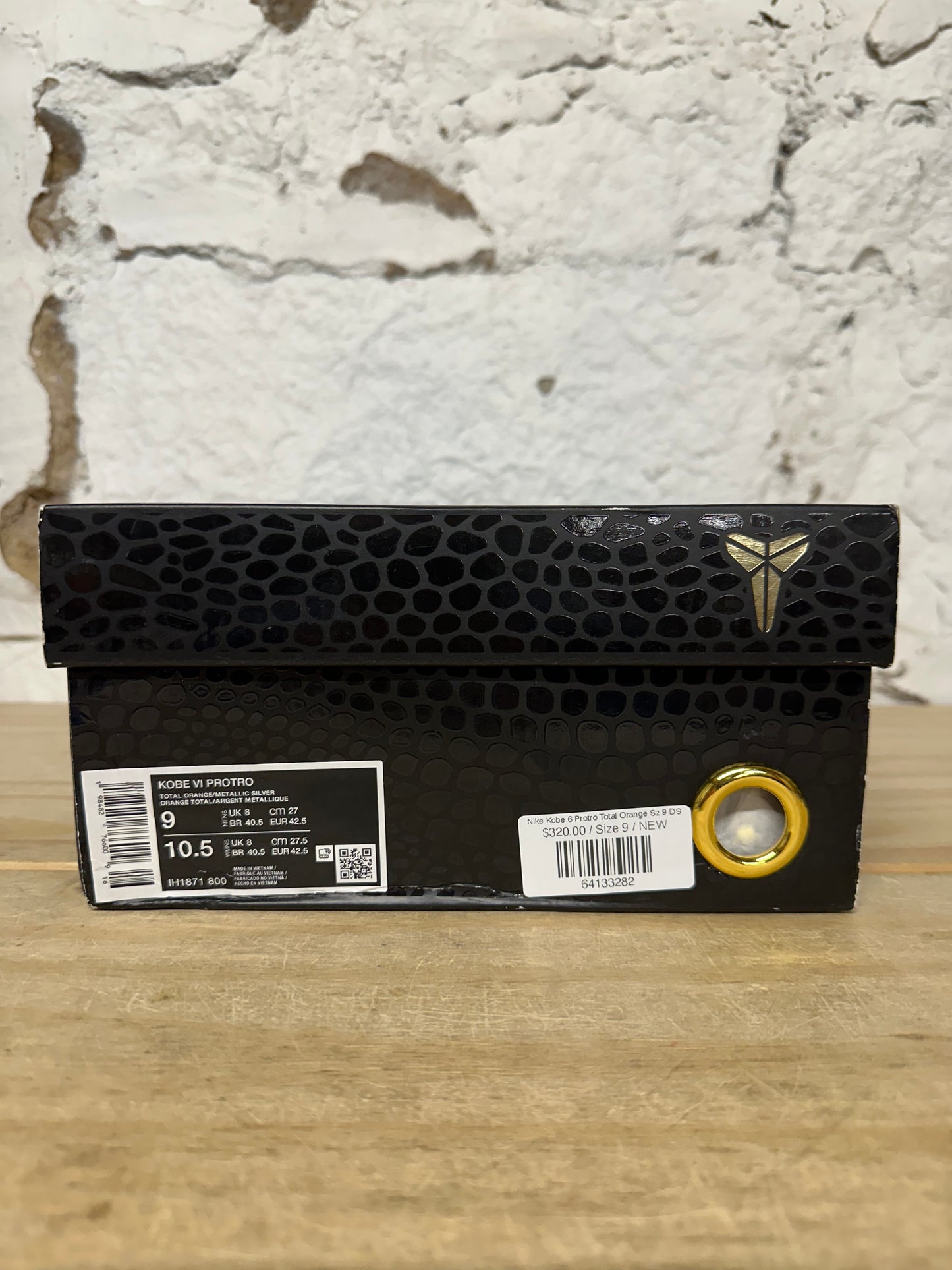 Nike Kobe 6 Protro Total Orange Sz 9 DS