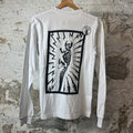 Chrome Hearts Foti Square White Long Sleeve Sz XS