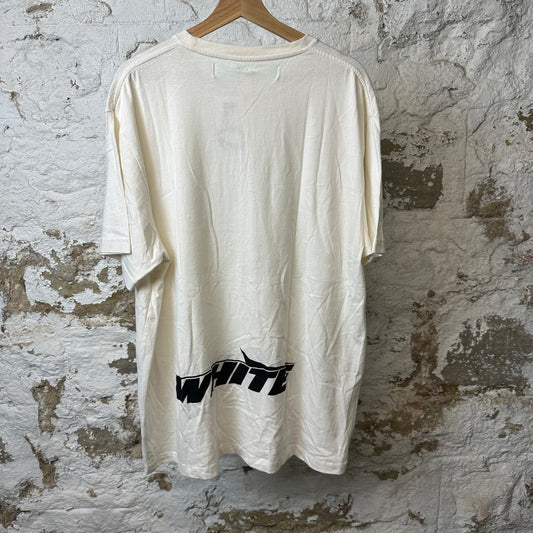 Off White Black OFF T-shirt White Sz S