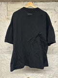 Fear of God Essentials Rubber Logo Black T-Shirt Sz M