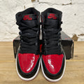 Air Jordan 1 High Patent Bred Sz 5Y