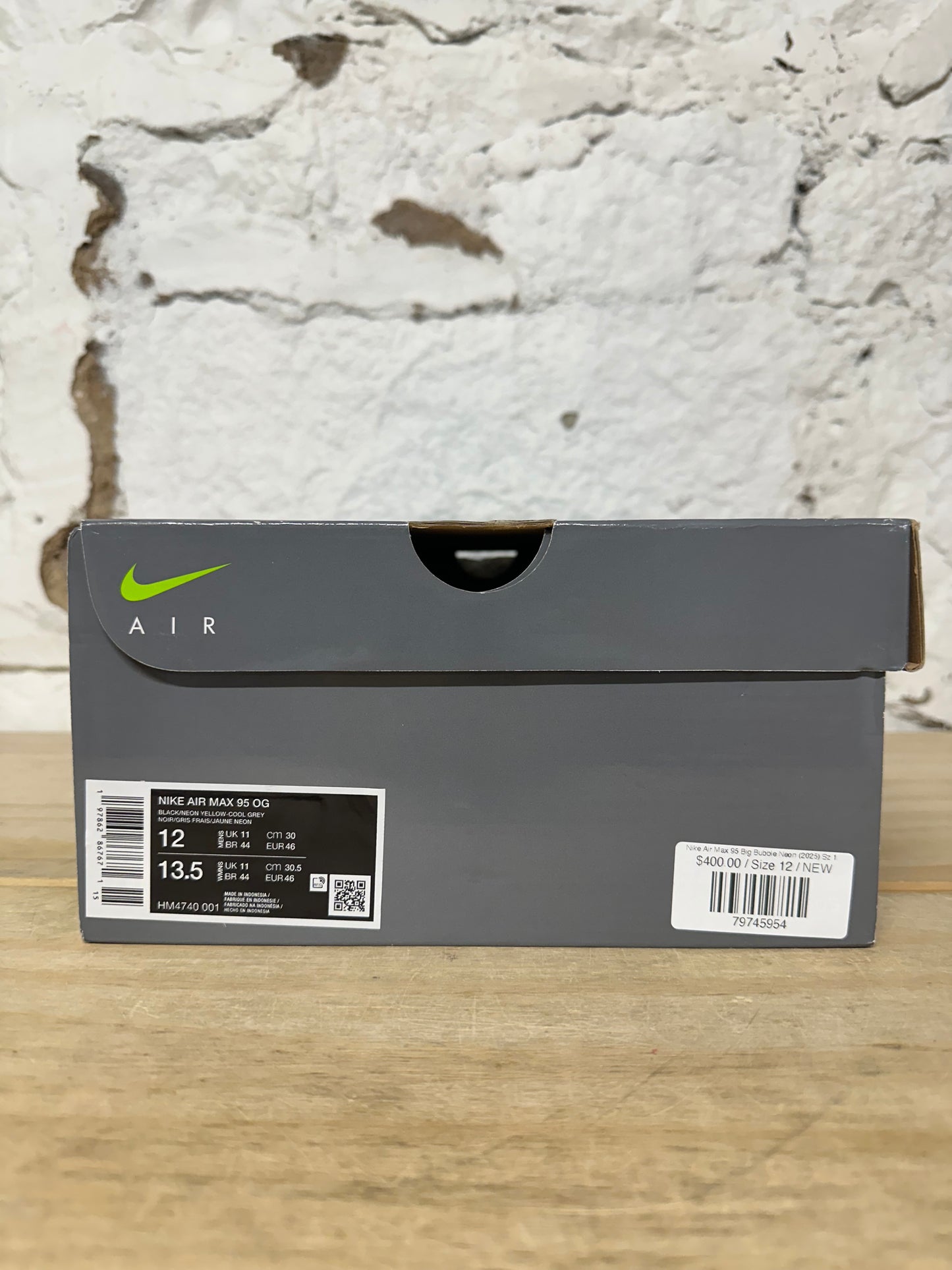 Nike Air Max 95 Big Bubble Neon (2025) Sz 12 DS