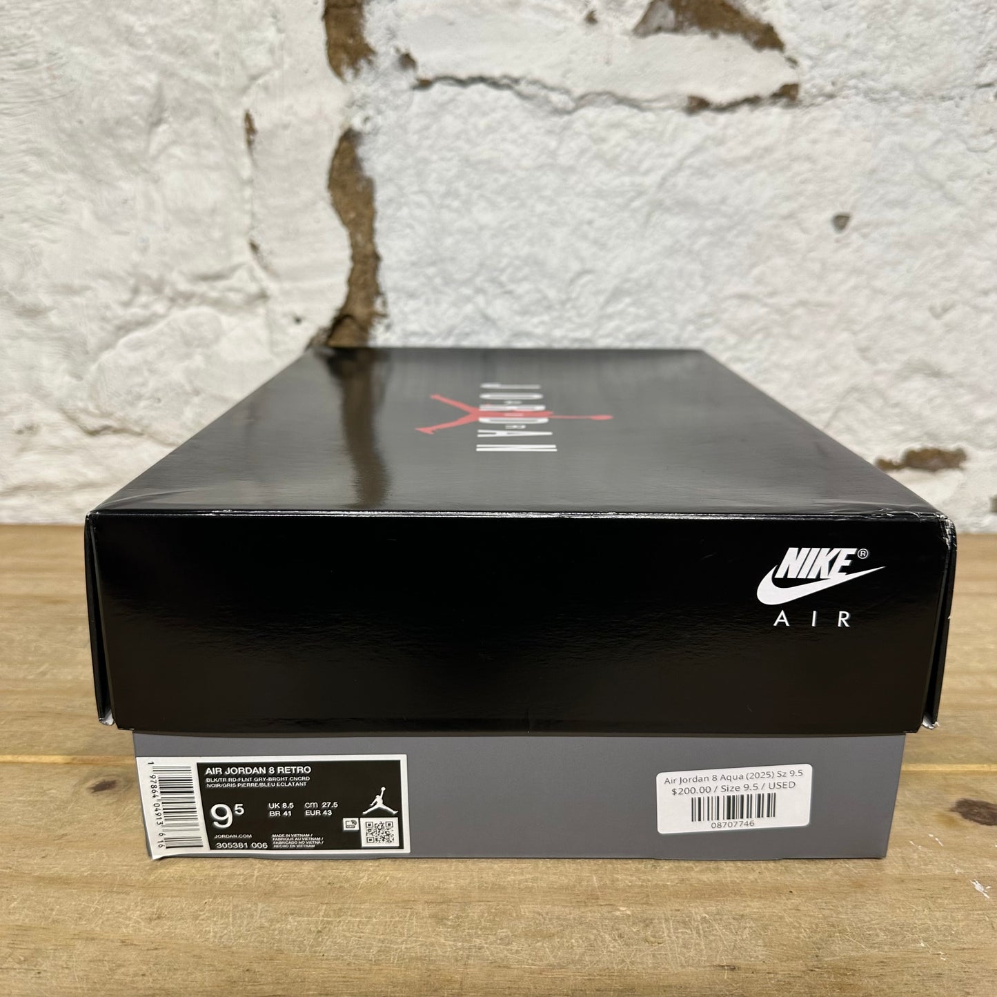 Air Jordan 8 Aqua (2025) Sz 9.5
