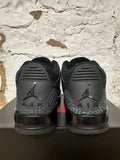 Air Jordan 3 Black Cat Sz 9.5