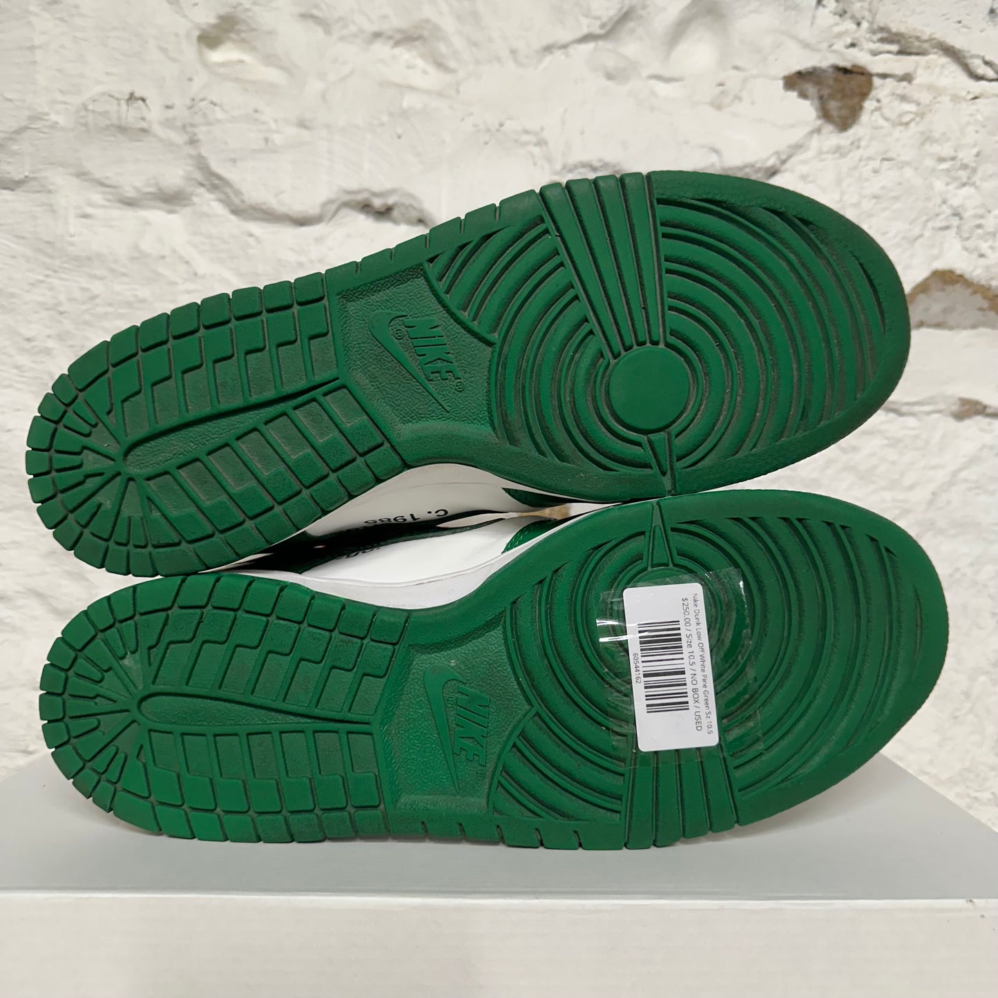 Nike Dunk Low Off-White Pine Green Sz 10.5