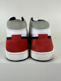 Air Jordan 1 Mid Red Black Toe Sz 10