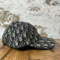 Dior Navy Oblique Monogram Hat Sz L