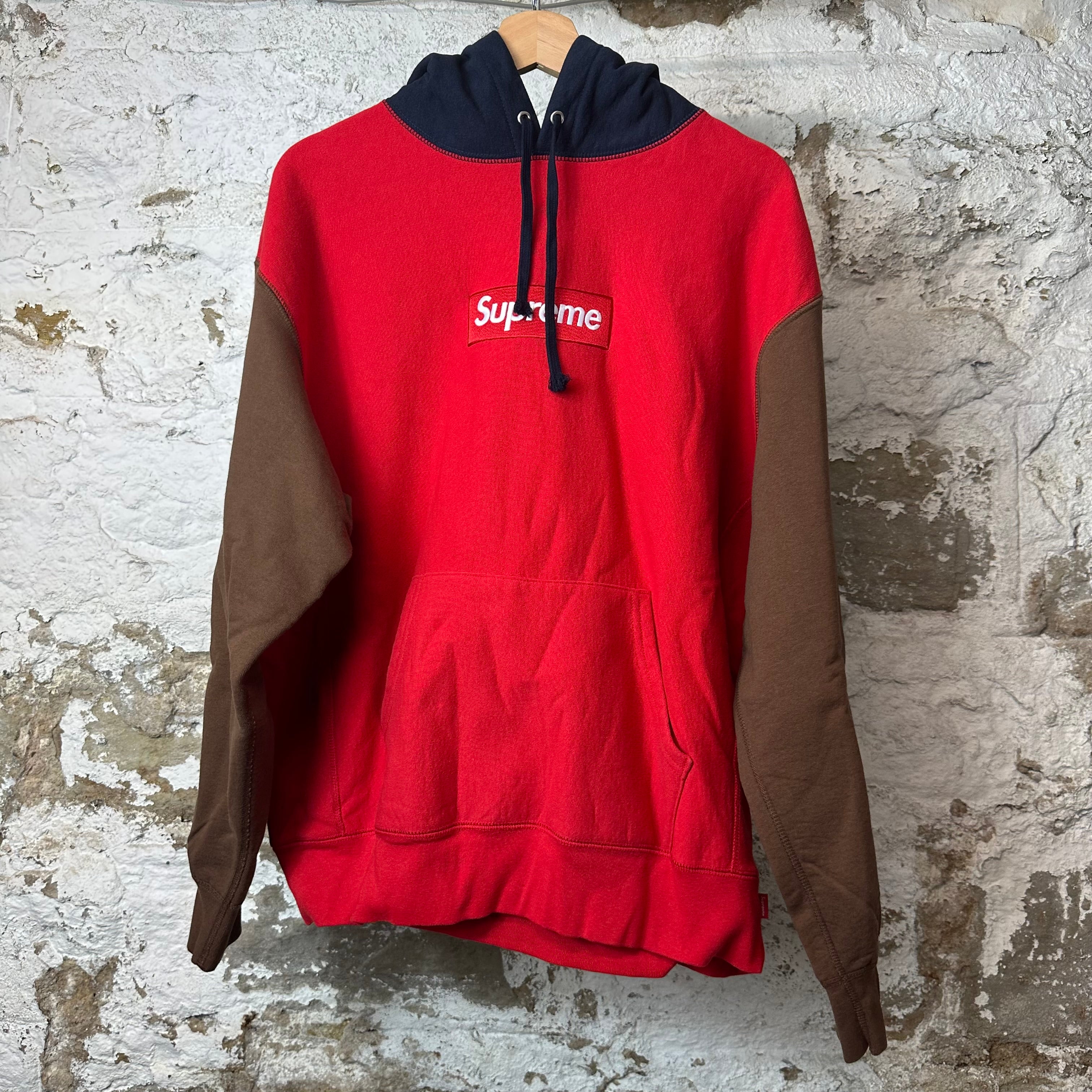 Supreme Tri Color Box Logo Hoodie Sz M