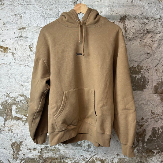 Supreme Small Black Spell Tan Hoodie Sz M