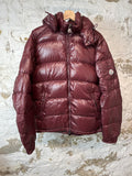 Moncler Maroon Puffer Jacket Sz S (1)