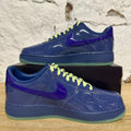 Nike Air Force 1 Low Patent Mystic Navy Grape Ice Sz 11 DS