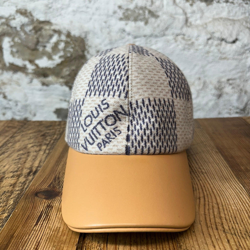Louis Vuitton Damier Azur Wool Hat Sz M
